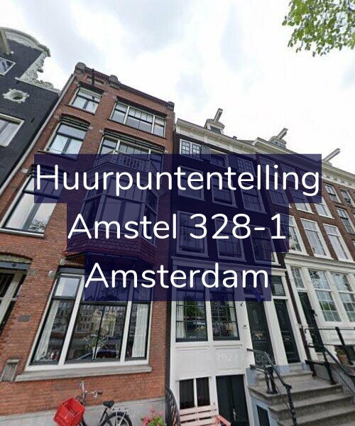 Foto gevel Huurpuntentelling voor Amstel 328-1, Amsterdam
