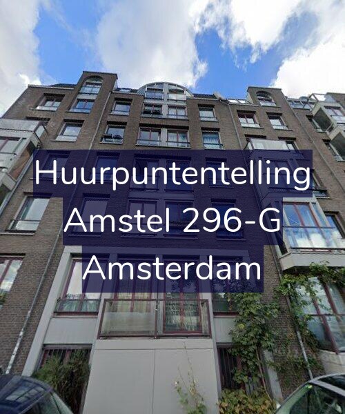 Foto gevel Huurpuntentelling voor Amstel 296-G, Amsterdam