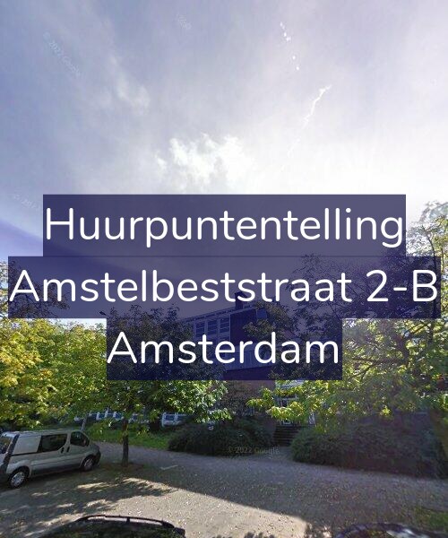 Foto gevel Huurpuntentelling voor Amstelbeststraat 2-B, Amsterdam