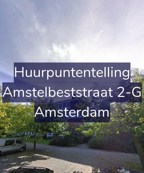 Foto gevel Huurpuntentelling voor Amstelbeststraat 2-G, Amsterdam