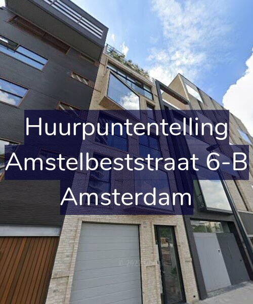 Foto gevel Huurpuntentelling voor Amstelbeststraat 6-B, Amsterdam