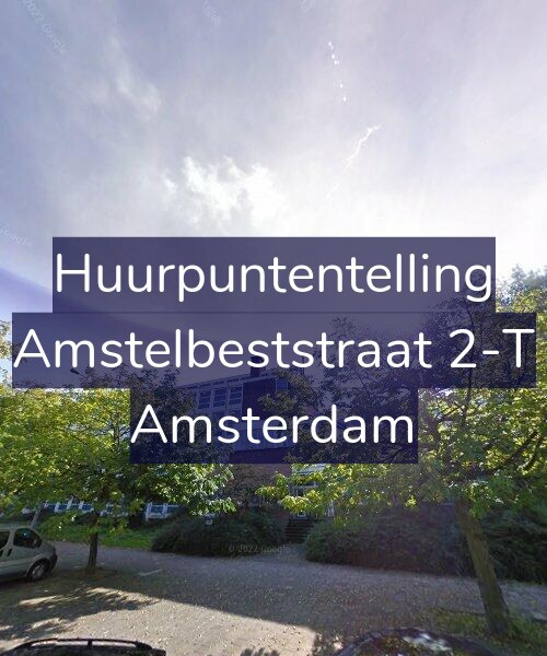 Foto gevel Huurpuntentelling voor Amstelbeststraat 2-T, Amsterdam