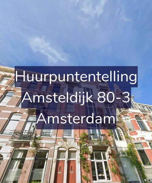Foto gevel Huurpuntentelling voor Amsteldijk 80-3, Amsterdam