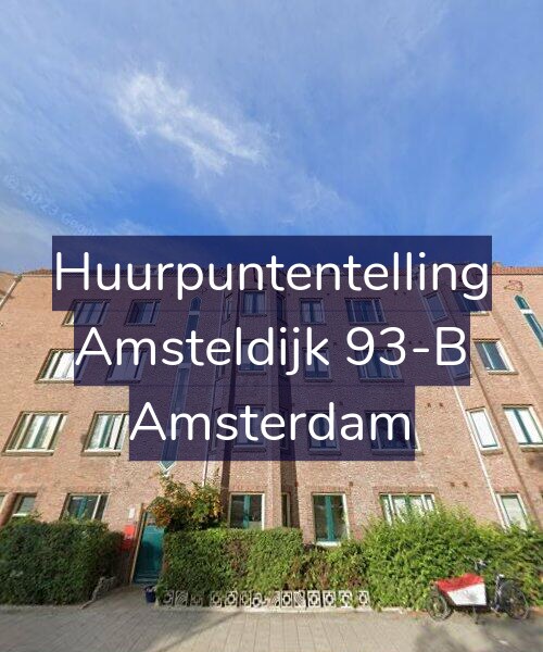 Foto gevel Huurpuntentelling voor Amsteldijk 93-B, Amsterdam