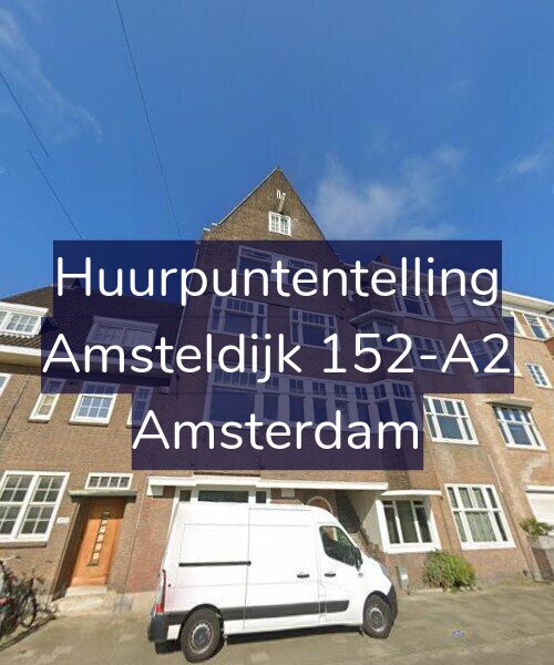 Foto gevel Huurpuntentelling voor Amsteldijk 152-A2, Amsterdam