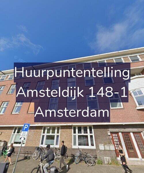 Foto gevel Huurpuntentelling voor Amsteldijk 148-1, Amsterdam