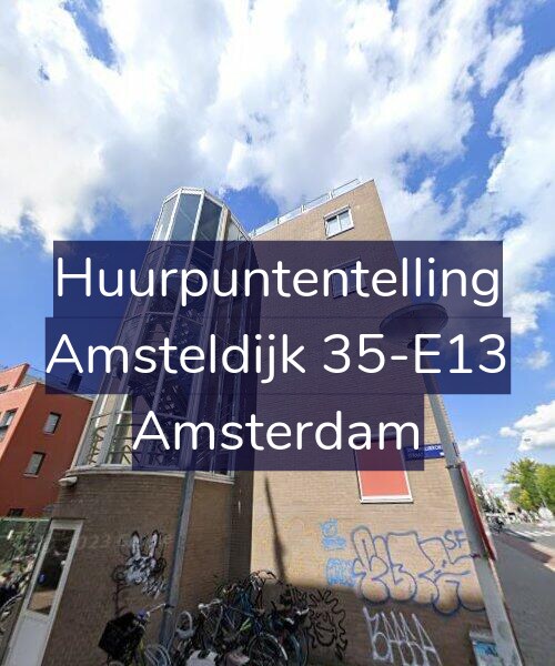 Foto gevel Huurpuntentelling voor Amsteldijk 35-E13, Amsterdam