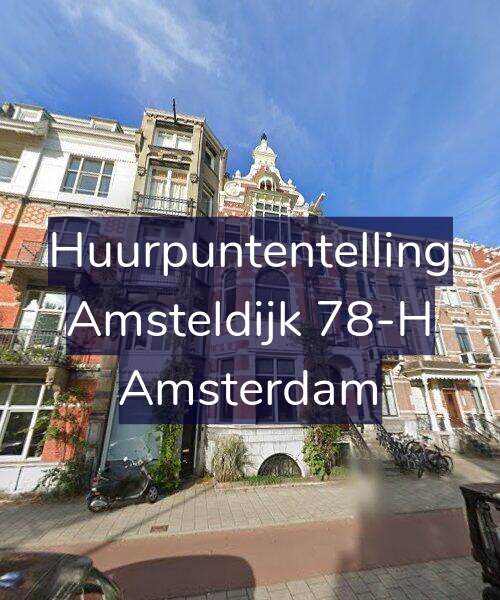 Foto gevel Huurpuntentelling voor Amsteldijk 78-H, Amsterdam
