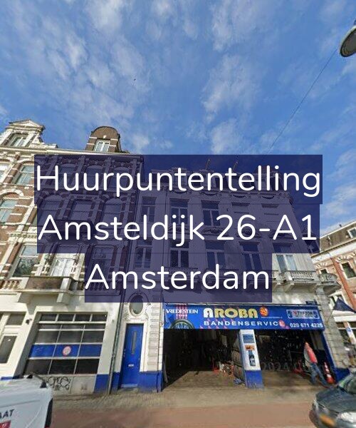 Foto gevel Huurpuntentelling voor Amsteldijk 26-A1, Amsterdam