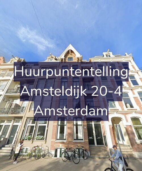 Foto gevel Huurpuntentelling voor Amsteldijk 20-4, Amsterdam
