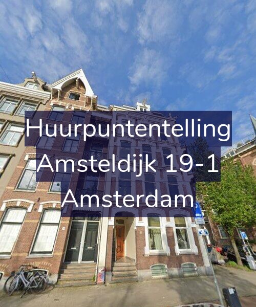 Foto gevel Huurpuntentelling voor Amsteldijk 19-1, Amsterdam
