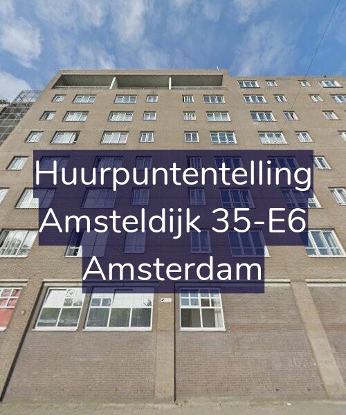 Foto gevel Huurpuntentelling voor Amsteldijk 35-E6, Amsterdam