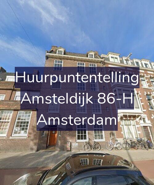 Foto gevel Huurpuntentelling voor Amsteldijk 86-H, Amsterdam