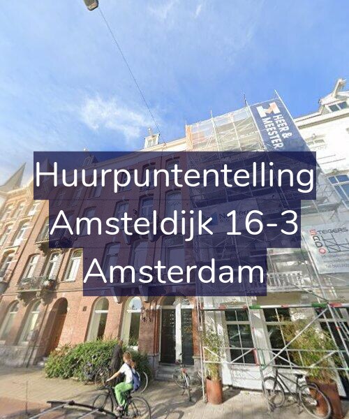 Foto gevel Huurpuntentelling voor Amsteldijk 16-3, Amsterdam