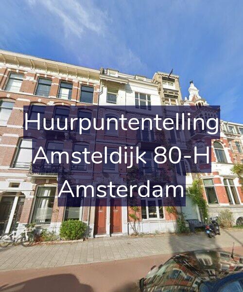 Foto gevel Huurpuntentelling voor Amsteldijk 80-H, Amsterdam