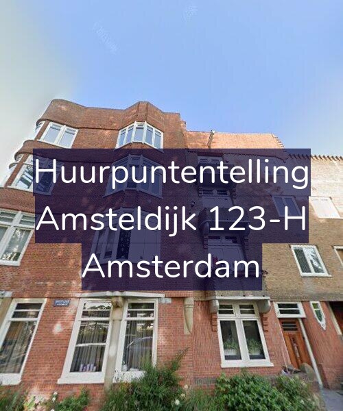 Foto gevel Huurpuntentelling voor Amsteldijk 123-H, Amsterdam