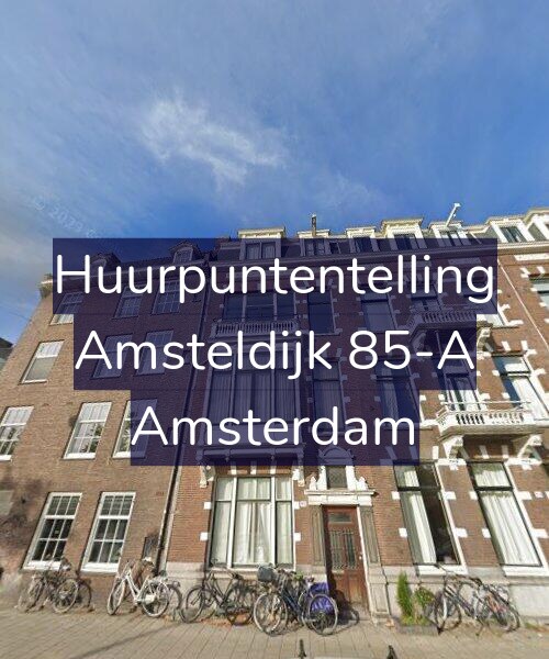 Foto gevel Huurpuntentelling voor Amsteldijk 85-A, Amsterdam