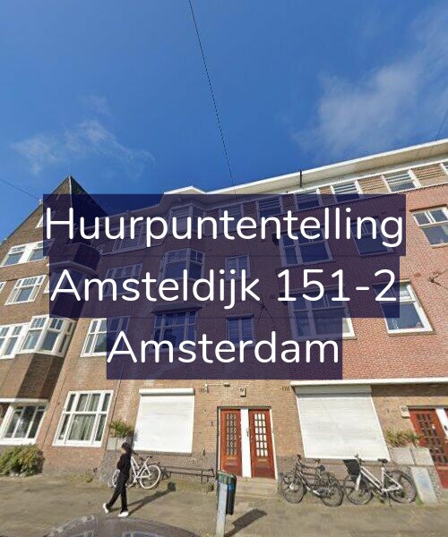 Foto gevel Huurpuntentelling voor Amsteldijk 151-2, Amsterdam