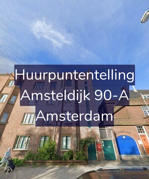 Foto gevel Huurpuntentelling voor Amsteldijk 90-A, Amsterdam