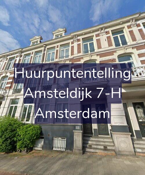 Foto gevel Huurpuntentelling voor Amsteldijk 7-H, Amsterdam