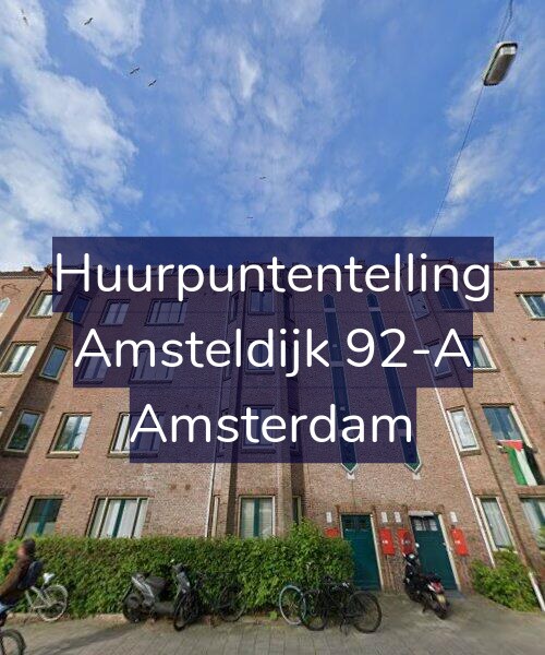 Foto gevel Huurpuntentelling voor Amsteldijk 92-A, Amsterdam