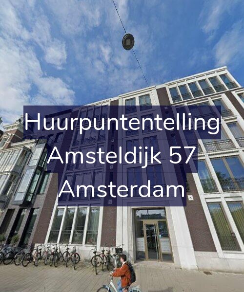 Foto gevel Huurpuntentelling voor Amsteldijk 57, Amsterdam