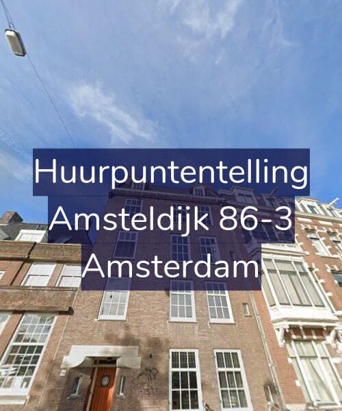 Foto gevel Huurpuntentelling voor Amsteldijk 86-3, Amsterdam