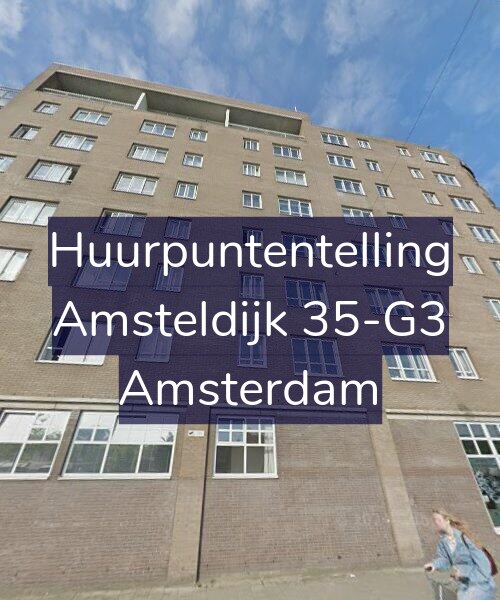 Foto gevel Huurpuntentelling voor Amsteldijk 35-G3, Amsterdam