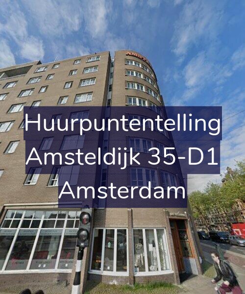 Foto gevel Huurpuntentelling voor Amsteldijk 35-D1, Amsterdam