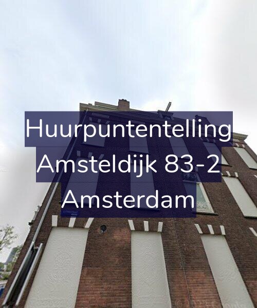 Foto gevel Huurpuntentelling voor Amsteldijk 83-2, Amsterdam