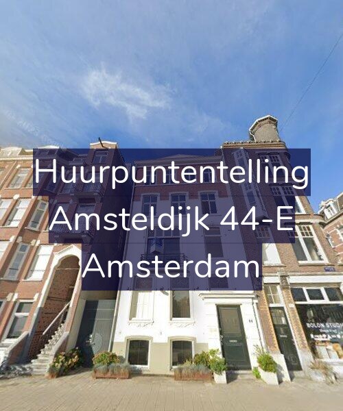 Foto gevel Huurpuntentelling voor Amsteldijk 44-E, Amsterdam