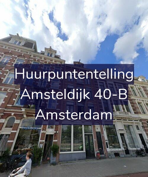 Foto gevel Huurpuntentelling voor Amsteldijk 40-B, Amsterdam