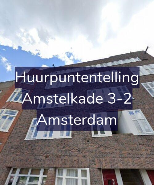 Foto gevel Huurpuntentelling voor Amstelkade 3-2, Amsterdam