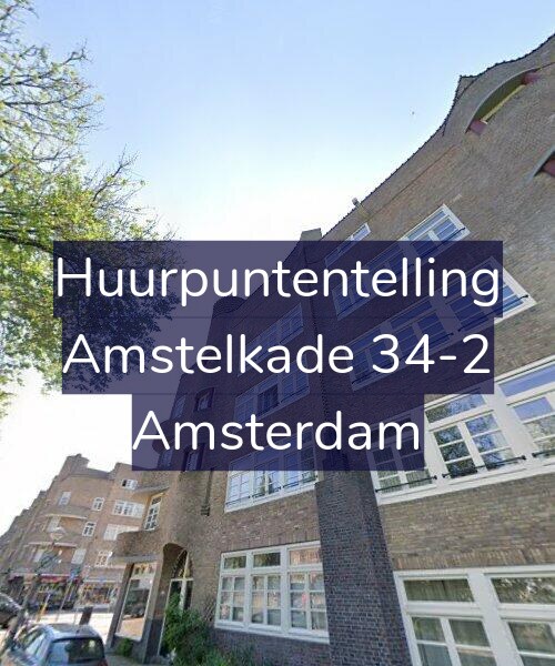 Foto gevel Huurpuntentelling voor Amstelkade 34-2, Amsterdam