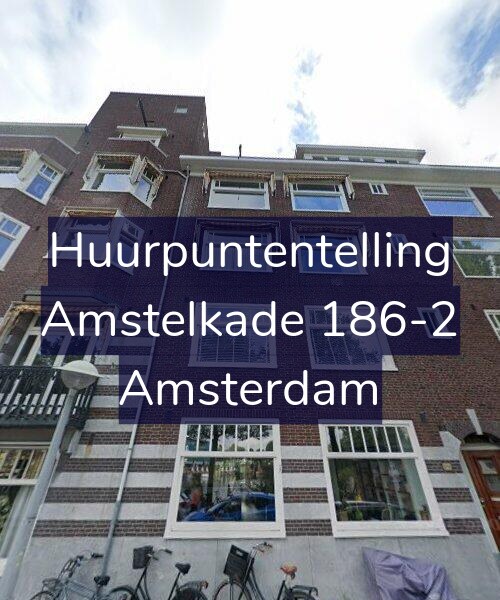 Foto gevel Huurpuntentelling voor Amstelkade 186-2, Amsterdam