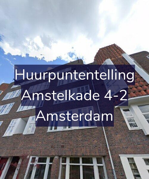 Foto gevel Huurpuntentelling voor Amstelkade 4-2, Amsterdam