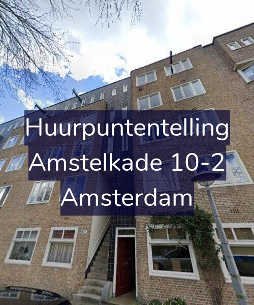 Foto gevel Huurpuntentelling voor Amstelkade 10-2, Amsterdam