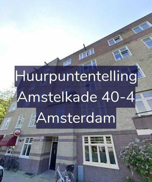 Foto gevel Huurpuntentelling voor Amstelkade 40-4, Amsterdam