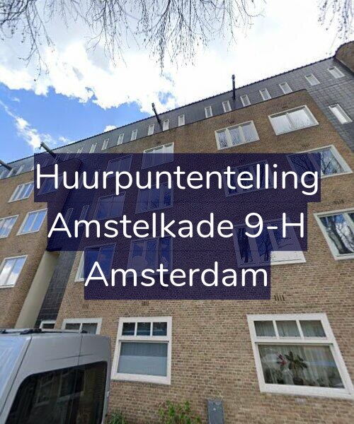 Foto gevel Huurpuntentelling voor Amstelkade 9-H, Amsterdam