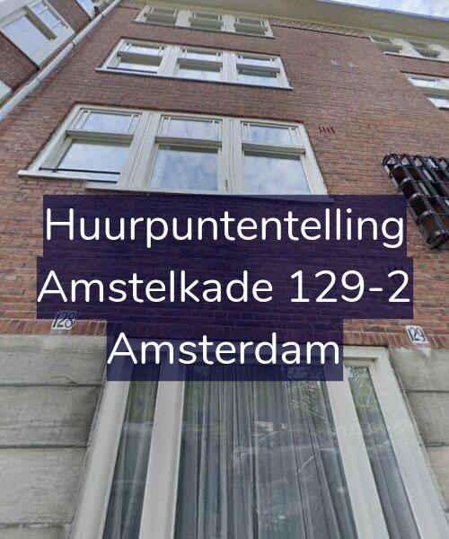 Foto gevel Huurpuntentelling voor Amstelkade 129-2, Amsterdam