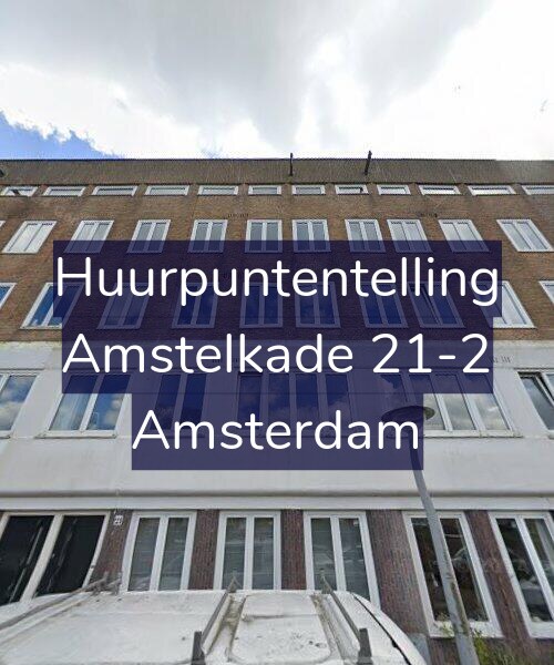 Foto gevel Huurpuntentelling voor Amstelkade 21-2, Amsterdam
