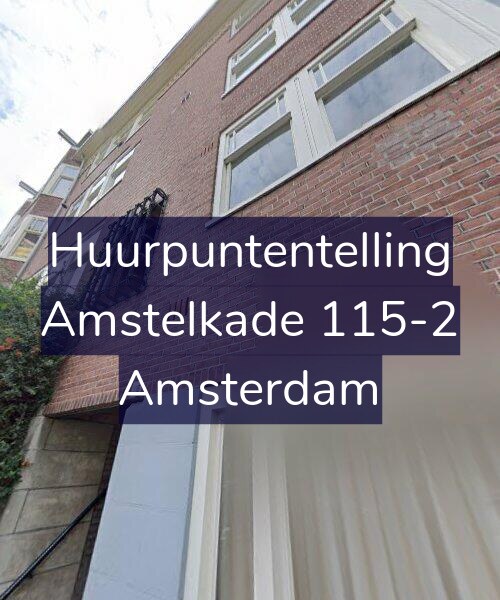 Foto gevel Huurpuntentelling voor Amstelkade 115-2, Amsterdam