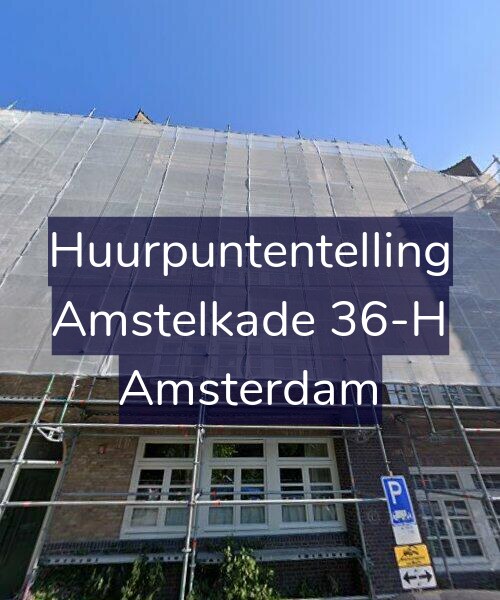 Foto gevel Huurpuntentelling voor Amstelkade 36-H, Amsterdam