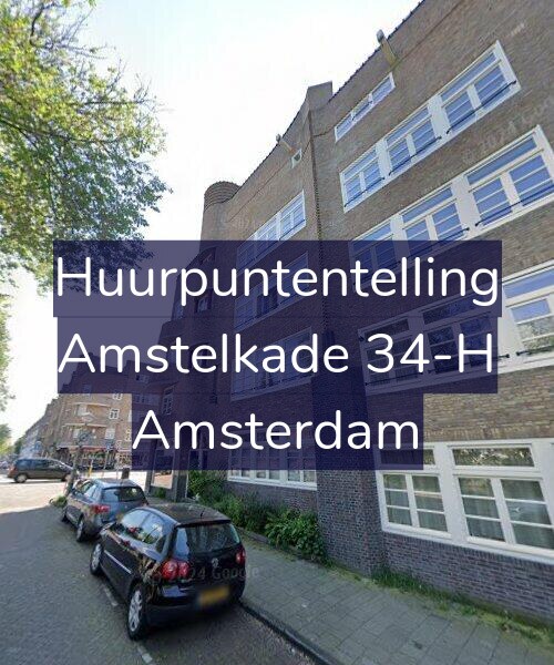 Foto gevel Huurpuntentelling voor Amstelkade 34-H, Amsterdam