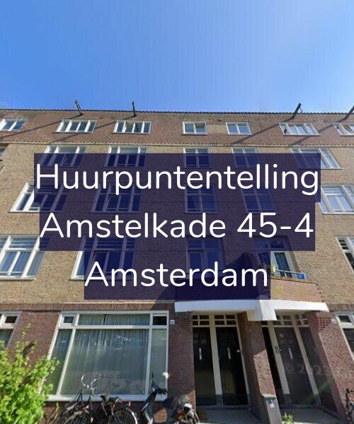 Foto gevel Huurpuntentelling voor Amstelkade 45-4, Amsterdam