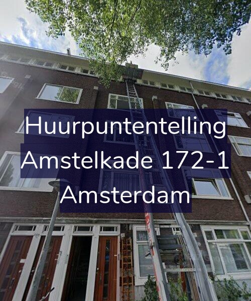 Foto gevel Huurpuntentelling voor Amstelkade 172-1, Amsterdam