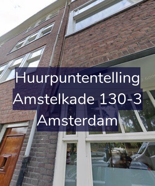 Foto gevel Huurpuntentelling voor Amstelkade 130-3, Amsterdam