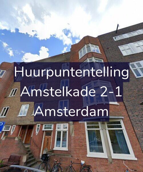 Foto gevel Huurpuntentelling voor Amstelkade 2-1, Amsterdam