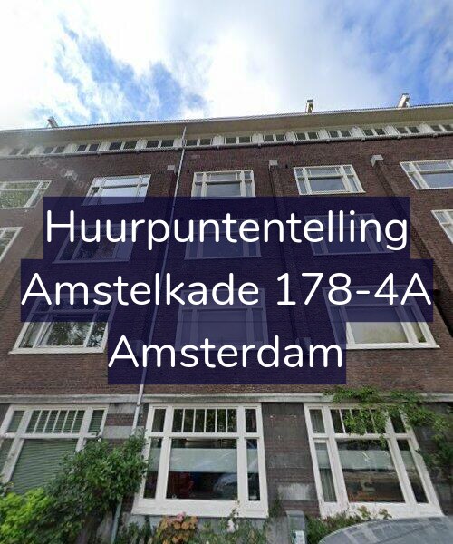 Foto gevel Huurpuntentelling voor Amstelkade 178-4A, Amsterdam