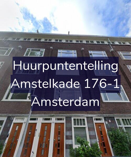 Foto gevel Huurpuntentelling voor Amstelkade 176-1, Amsterdam